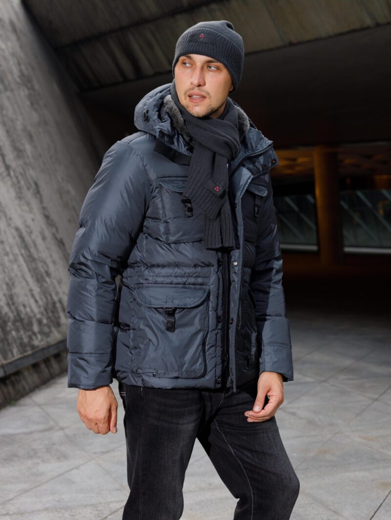 Peuterey Aiptek Fur Parka Navy - Afbeelding 5