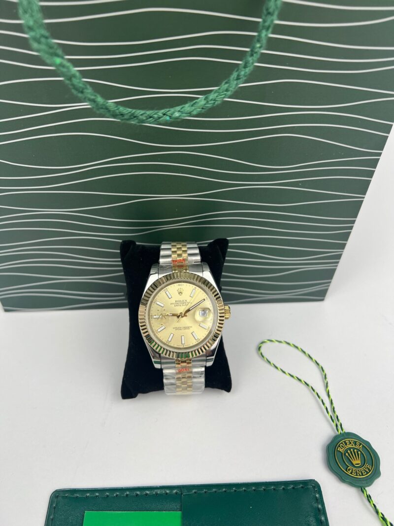 Rolex Datejust Champagne Bicolor Yellow Gold 41 MM - Afbeelding 2