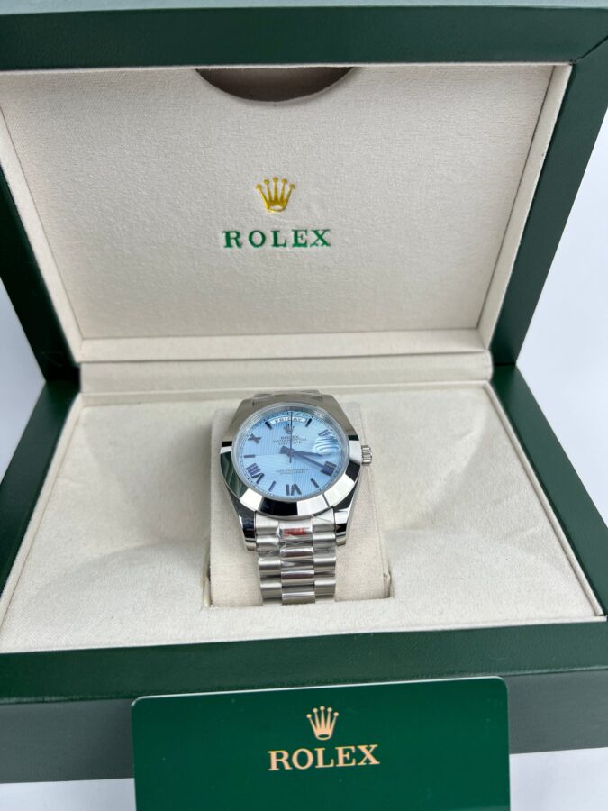 Rolex Day-Date Ice Blue Quadrant Dial 40MM - Afbeelding 3