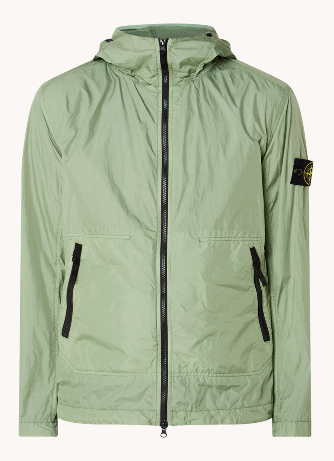 Stone Island Windbreker Licht Groen