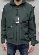 Prada Jasje Groen Streep Logo