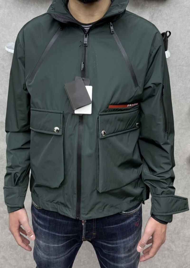 Prada Jasje Groen Streep Logo