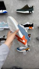 Hermes Sneaker Blauw Oranje