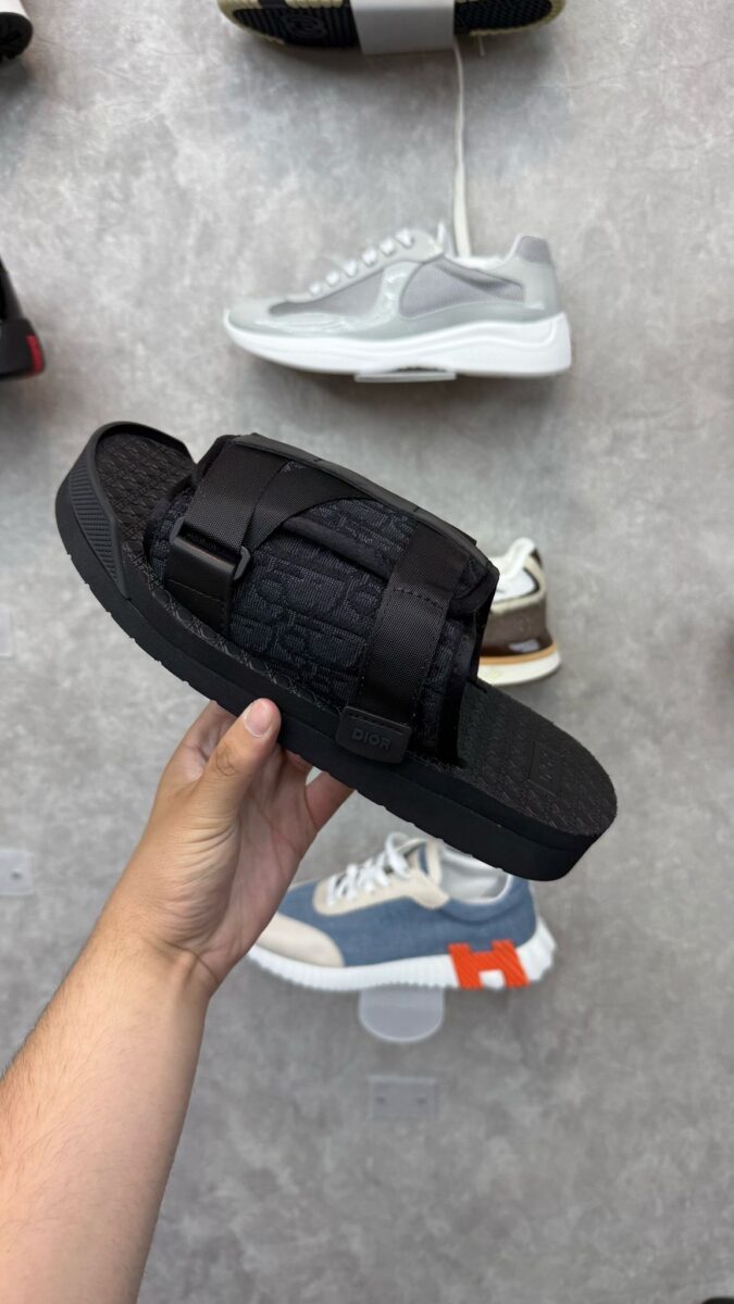 Dior Alpha Oblique Zwart Slippers
