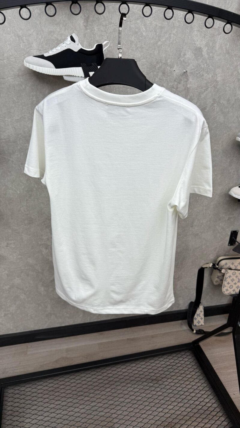 Casablanca Basic Wit Tshirt - Afbeelding 2