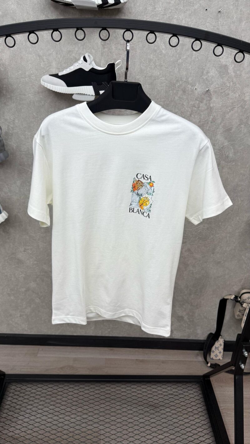 Casablanca Wit Tshirt Orange