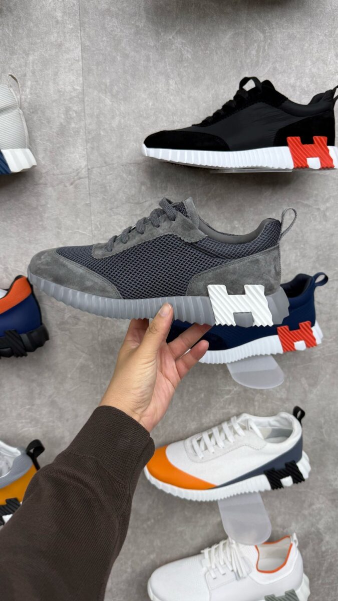 Hermes Bouncing Sneakers Grijs