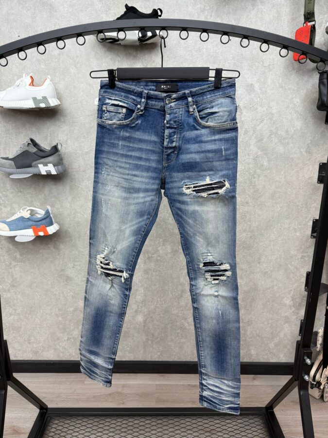 Amiri Blue Fade Jeans