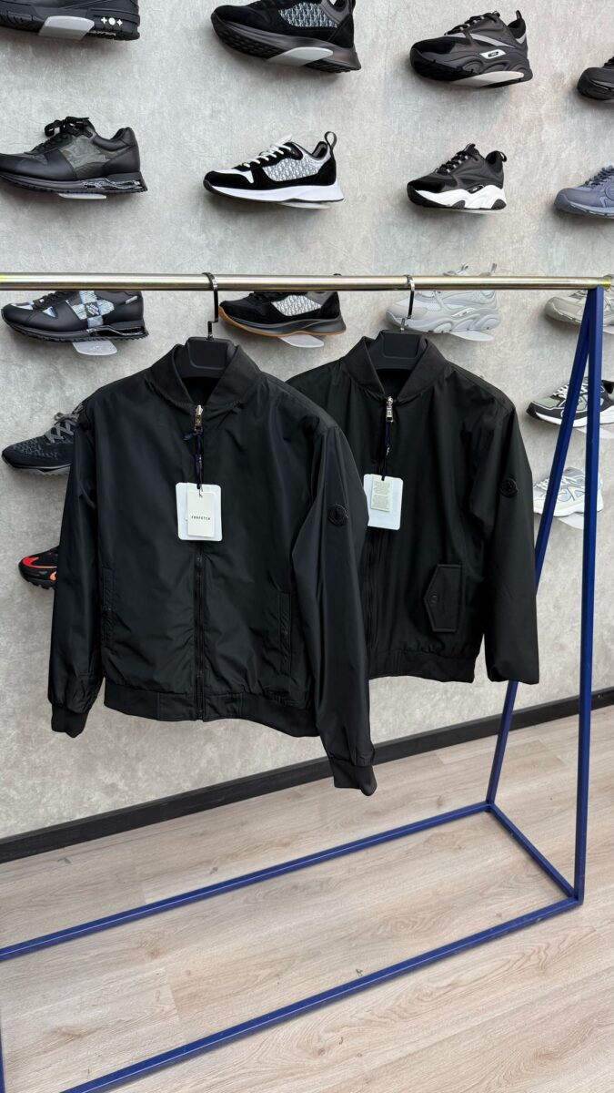 Moncler Zwart Dubbelzijdige Jasje