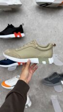 Hermes Bouncing Sneakers Mint Groen