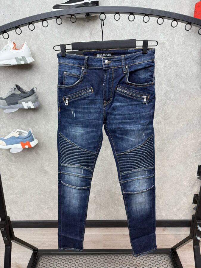Balmain Paris Ribble Jeans Dark Blue