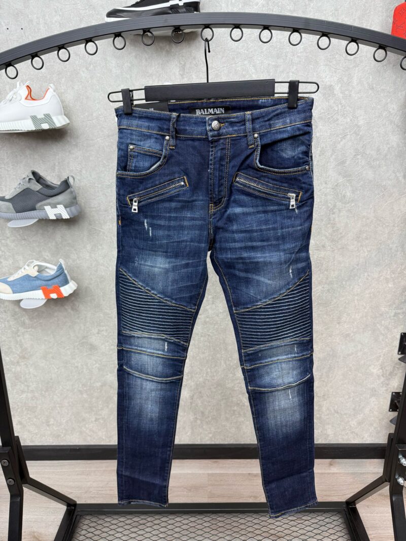 Balmain Paris Ribble Jeans Dark Blue