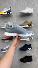 Hermes Sneakers Grey Blue