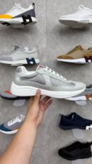 Prada Cups, Grijs glimmend