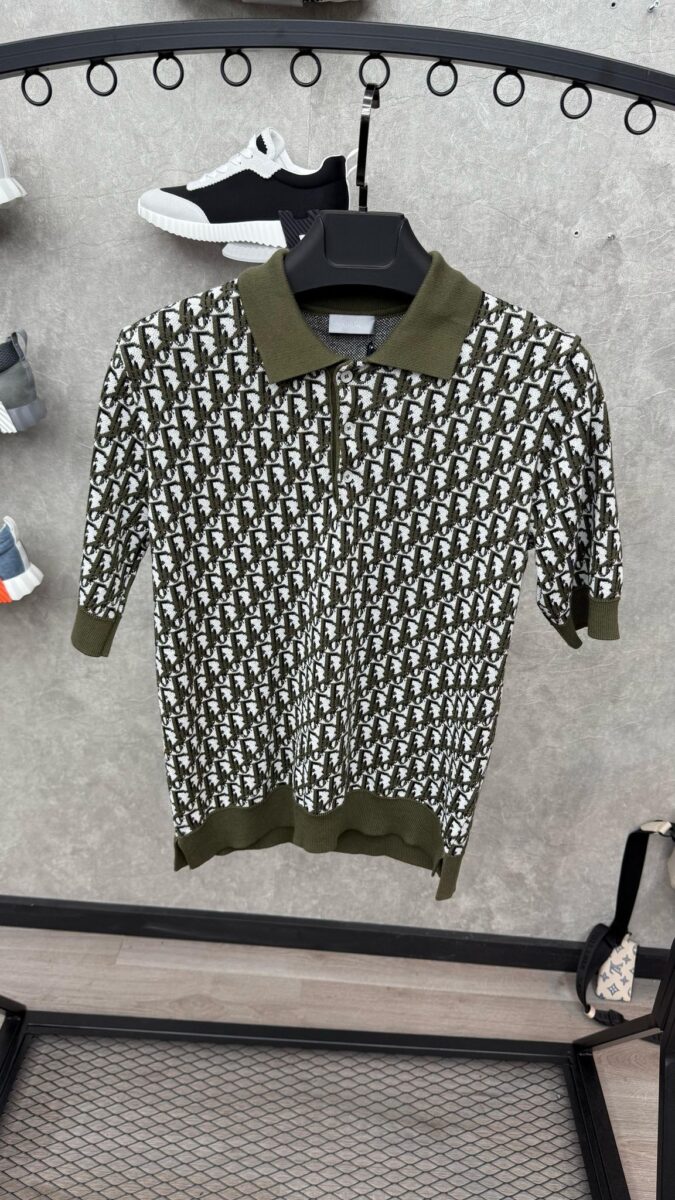 Dior Oblique Polo Groen