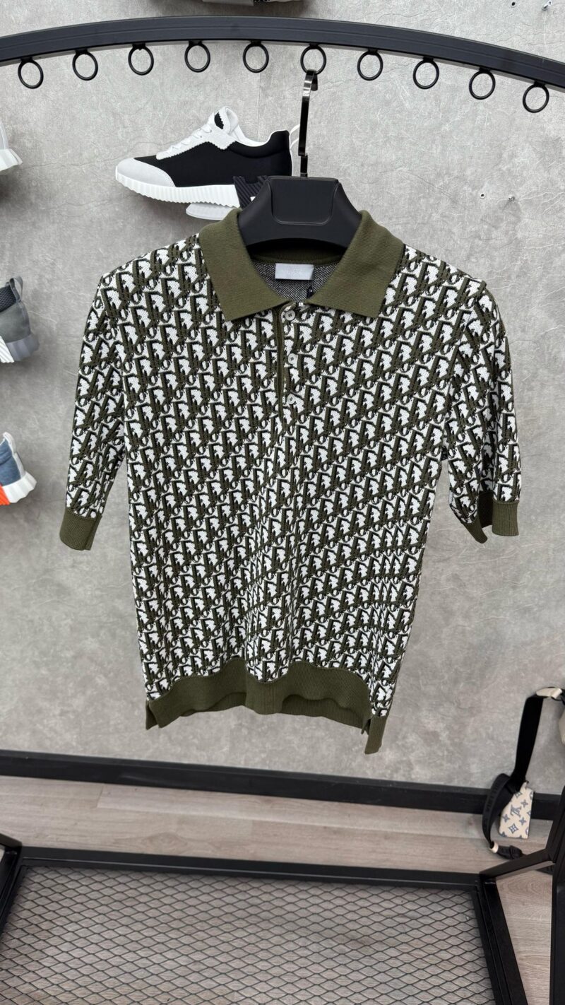Dior Oblique Polo Groen