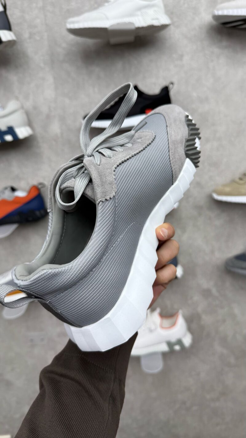 Hermes Bouncing Sneakers Grijs, Blauwe H - Afbeelding 2