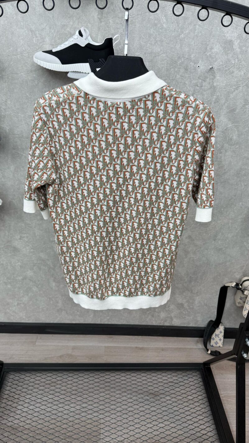 Dior Oblique Polo Groen Oranje - Afbeelding 2