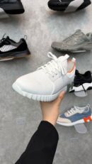Hermes Bouncing White Sneaker Orange