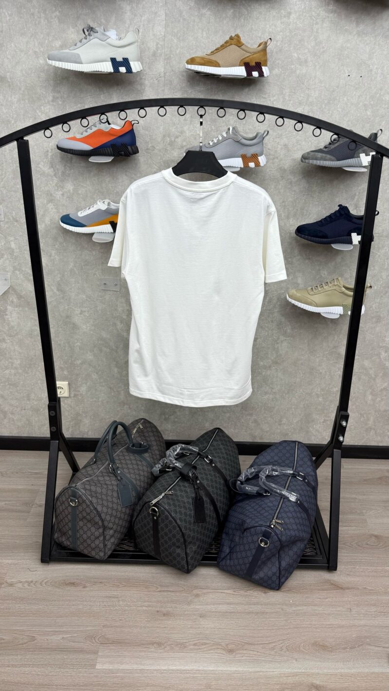 Burberry Text Wit T-Shirt - Afbeelding 2