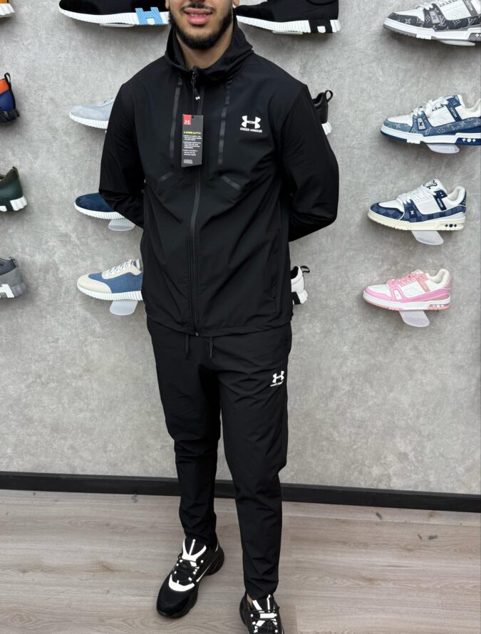 Underarmour Trainingspak Black White Logo