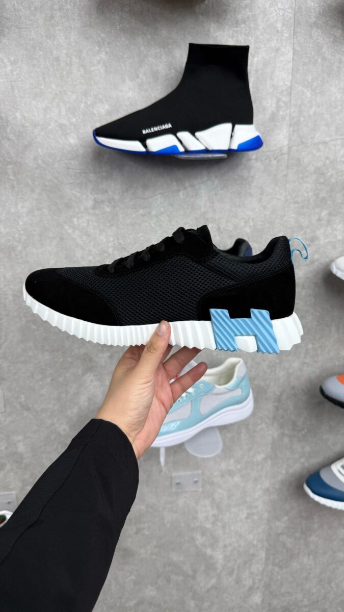 Hermes Sneaker Black Blue