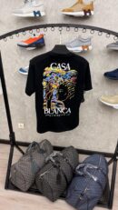 Casablanca Black T-Shirt Ghosty