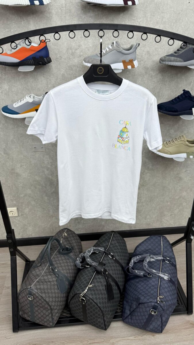 Casablanca White T-Shirt Mosq