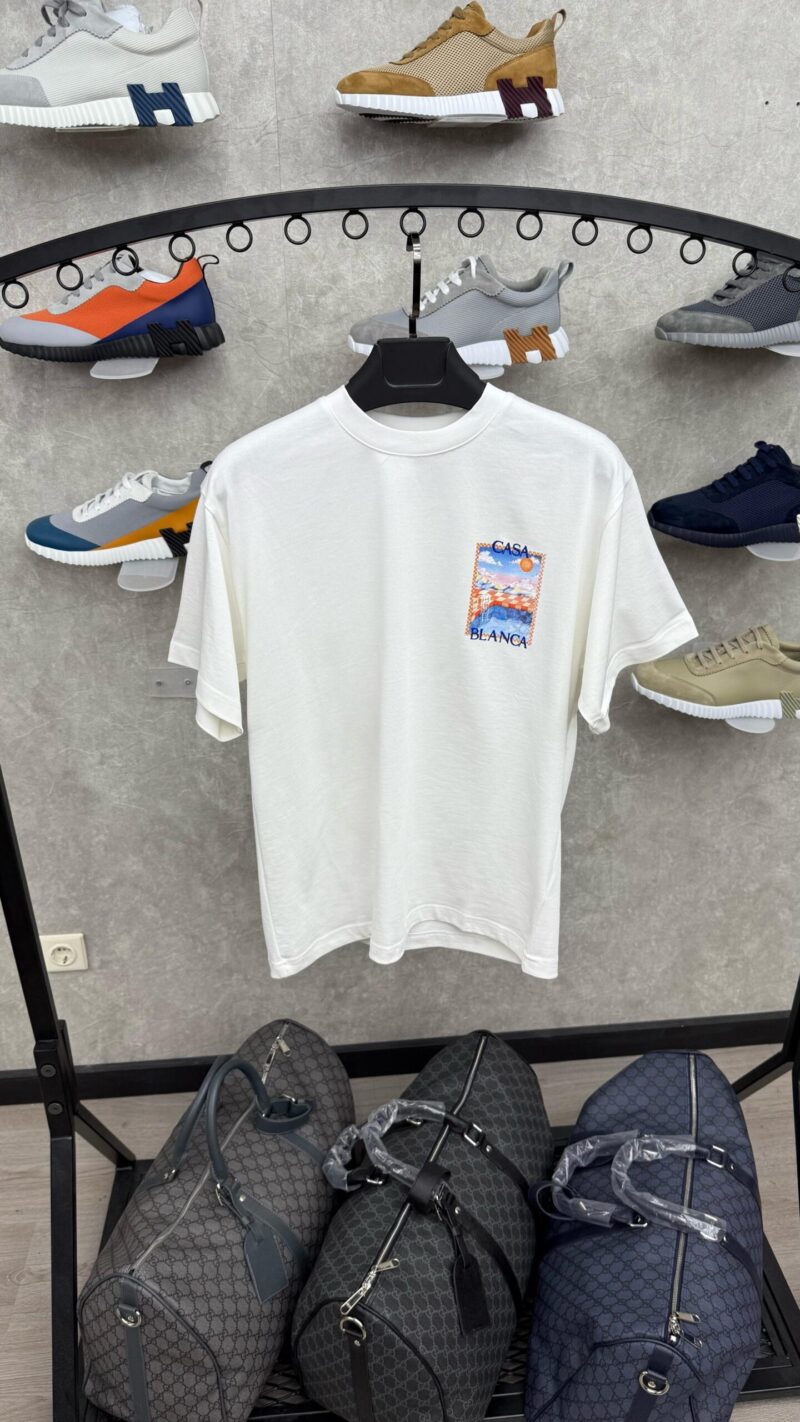 Casablanca White T-Shirt Oroe