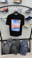 Casablanca Black T-Shirt Oroe