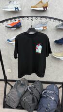 Casablanca Black T-Shirt Rose