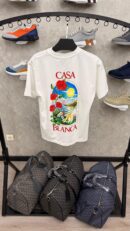 Casablanca White T-Shirt Rose