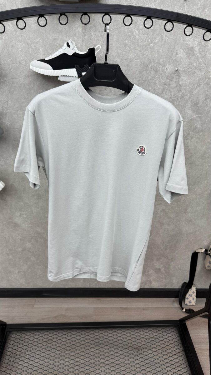 Moncler Tshirt Licht Grijs