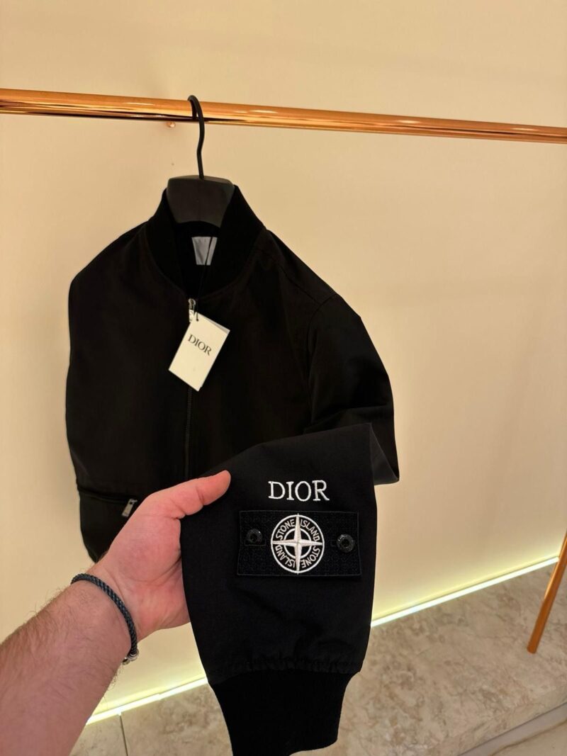 Dior x Stone Island Jasje Zwart - Afbeelding 2