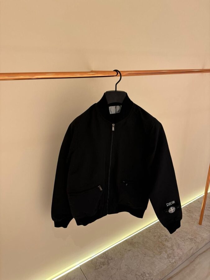 Dior x Stone Island Jasje Zwart