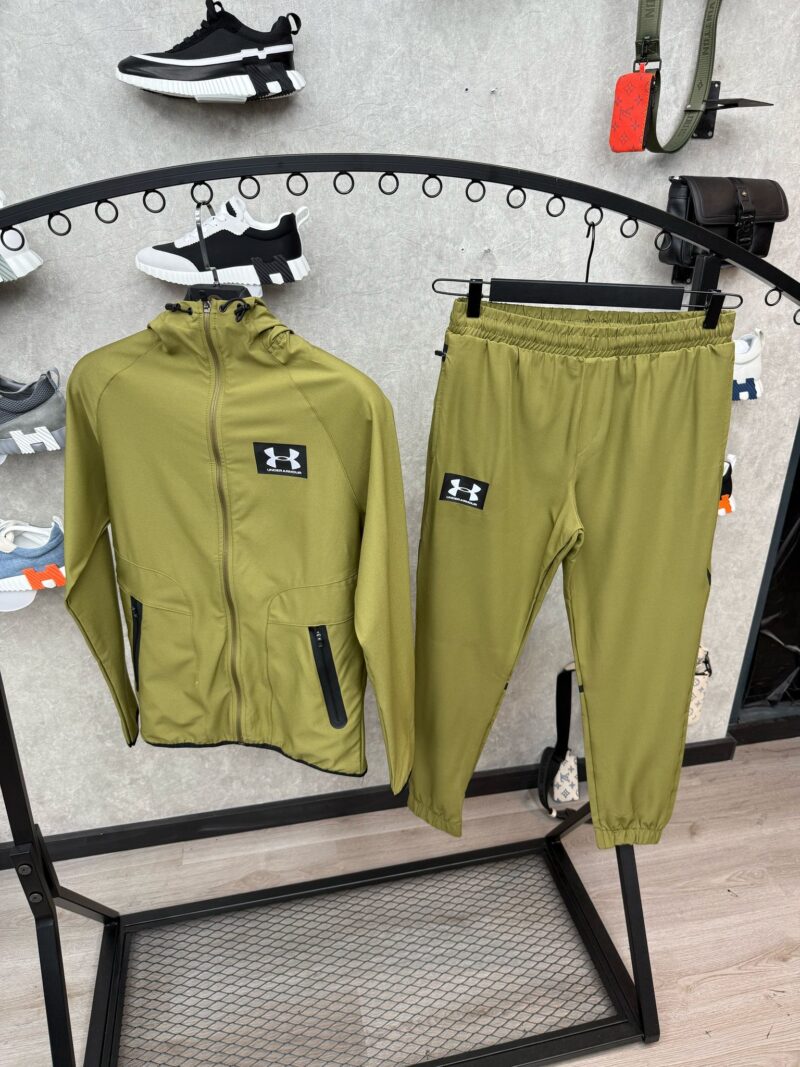 Underarmour Trainingspak Green Small logo