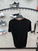 Hermes Black Tshirt Basic Orange