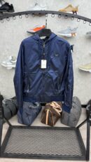 Dolce Gabbana Zomerjasje Glimmend Donkerblauw Capuchon
