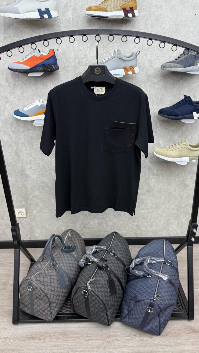 Hermes T-Shirt Zakje Black