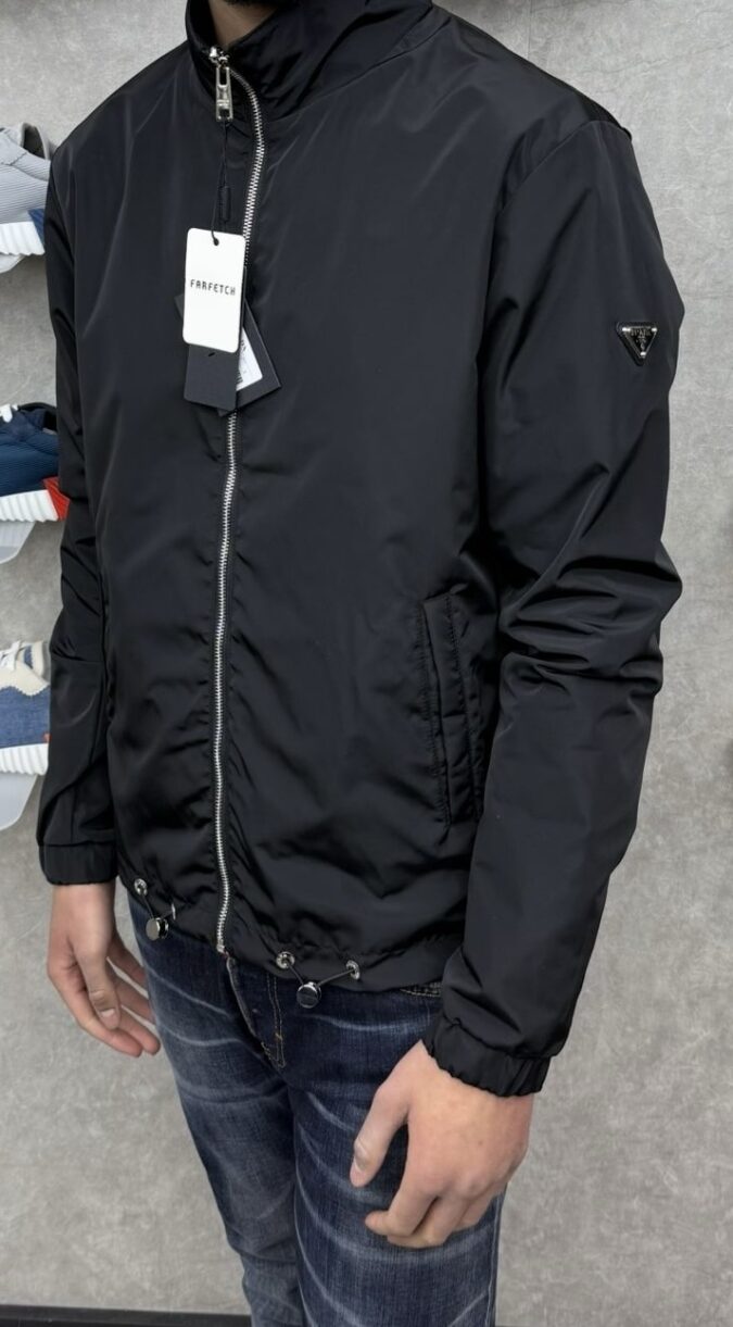 Prada Dubbelzijdige Jasje Donkerblauw Zwart