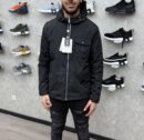 Moncler Zomerjasje Zwart Logo Voor