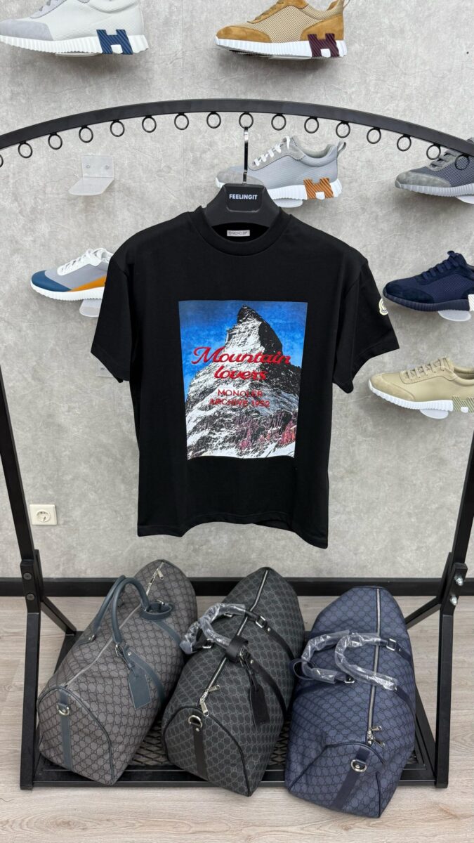 Moncler Picture Black T-Shirt