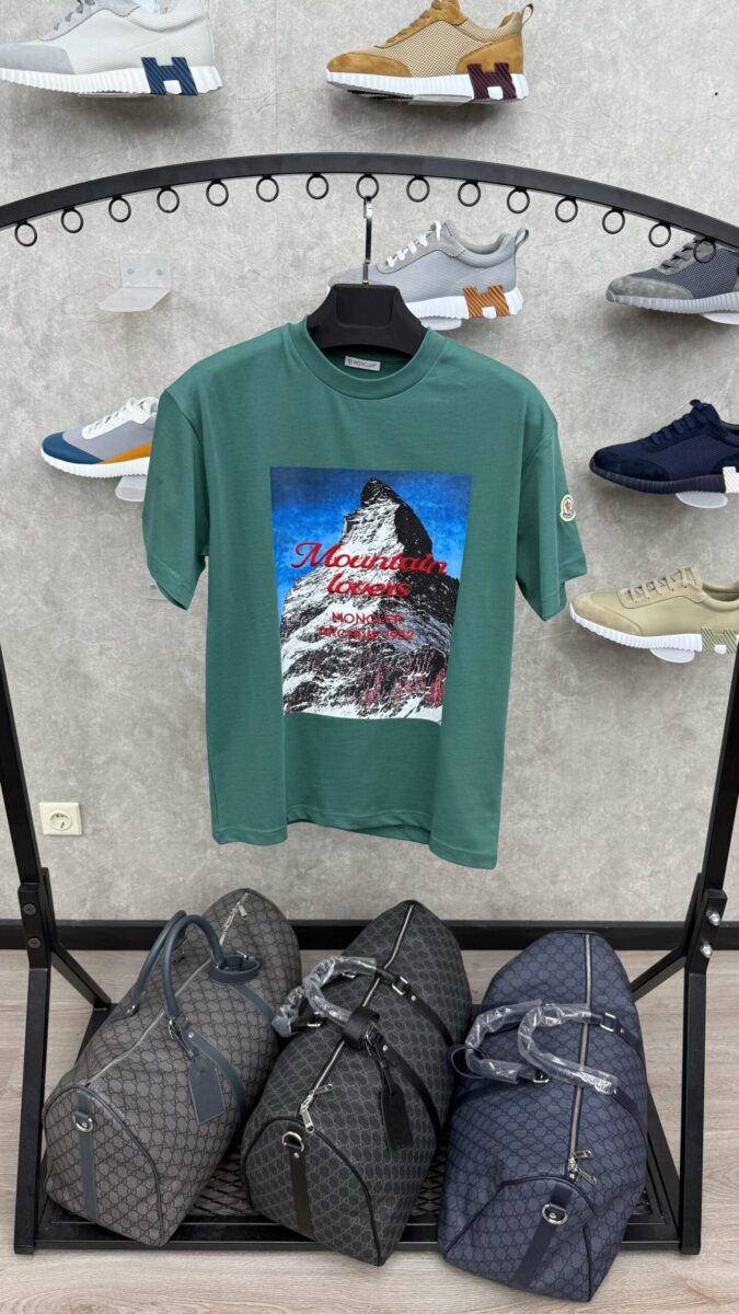 Moncler Picture Green T-Shirt