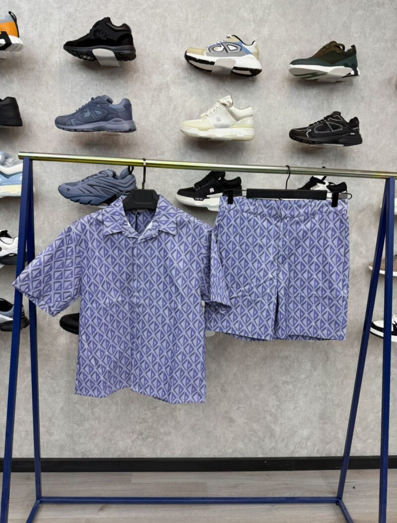 Christian Dior Zomerset Patroon Blauw
