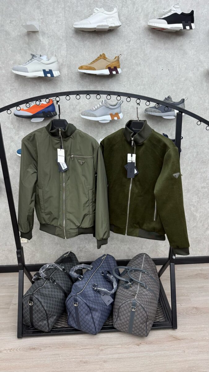 Prada Dubbelzijdige Jasje Groen