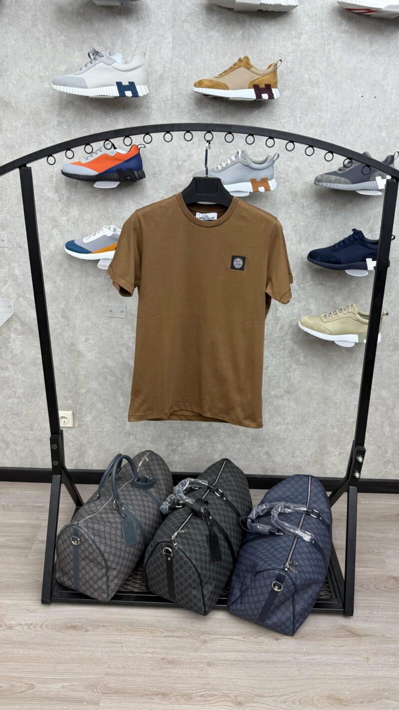 Stone Island Brown T-Shirt Basic