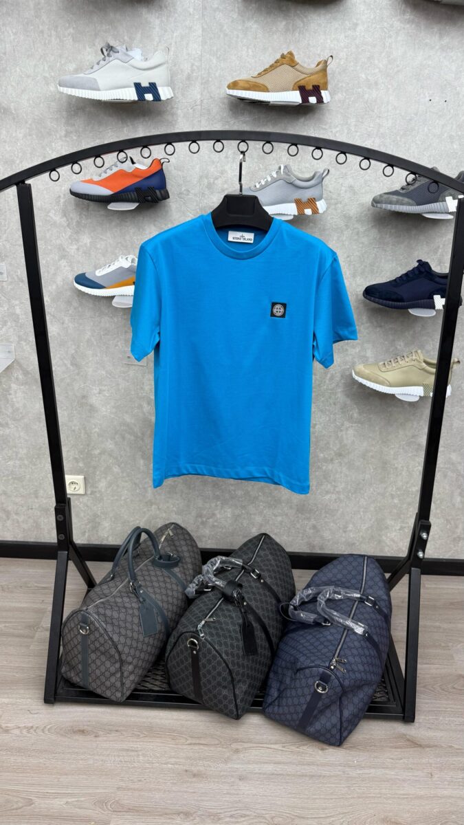 Stone Island Blue T-Shirt Basic