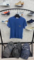 Stone Island Donkerblauw T-Shirt Zakje