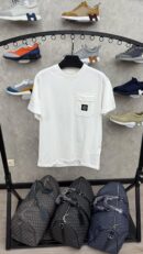 Stone Island Wit T-Shirt Zakje
