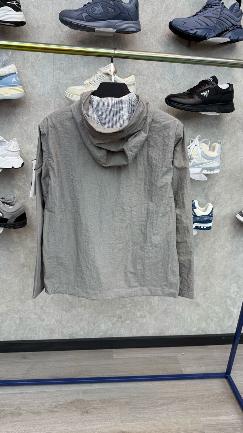 Stone Island Grey Windbreker - Afbeelding 2